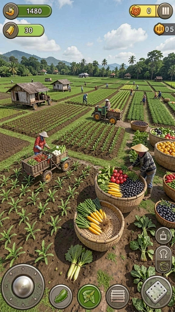 6cf - Visual dari lingkungan yang menakjubkan dan kaya detail.