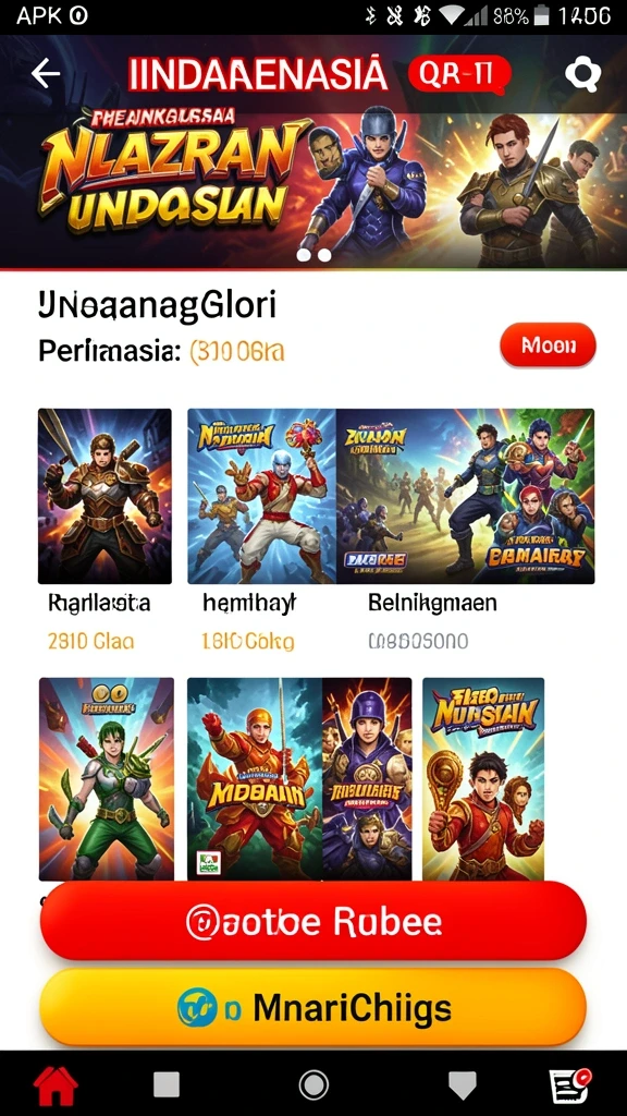 gogorejeki - Tangkapan layar menampilkan karakter yang sedang bertarung.
