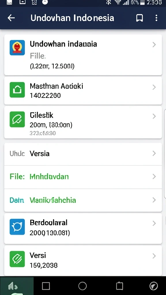 okjk - Tampilan menu utama yang intuitif dan menarik.