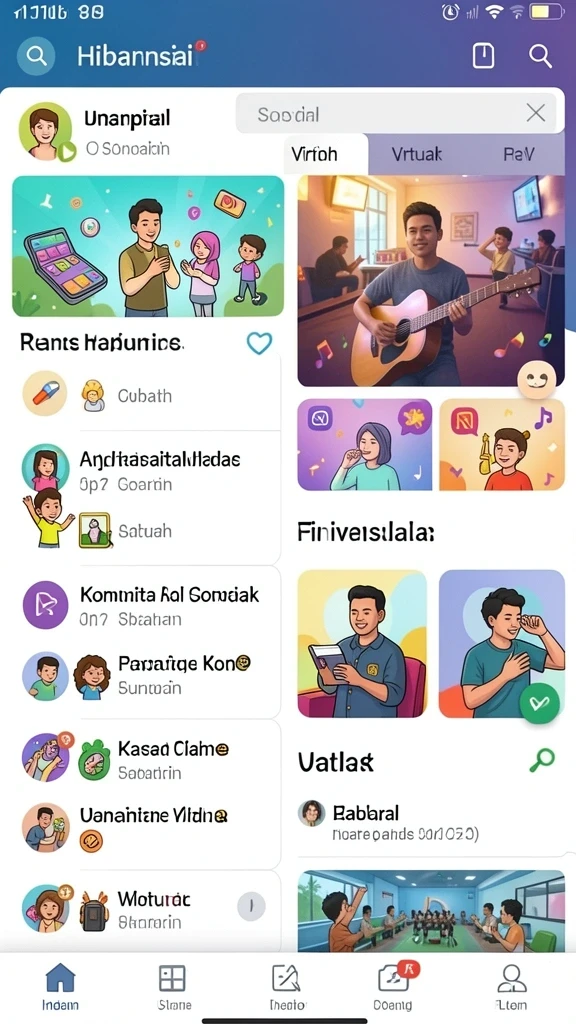 pgstar777 - Tampilan antarmuka yang menarik dan modern.