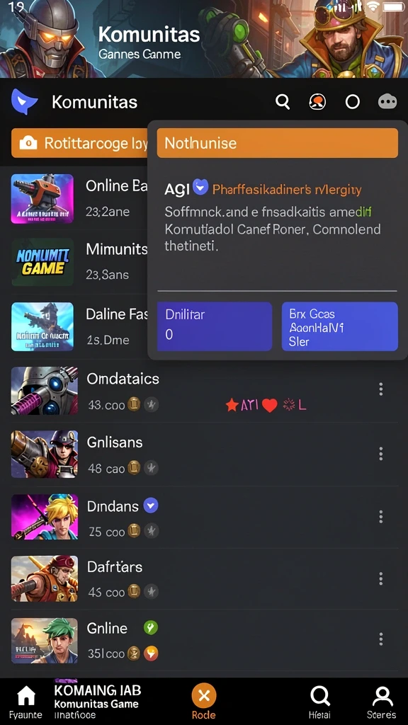 surgaplay - Screenshot menampilkan karakter unik dengan desain menarik.